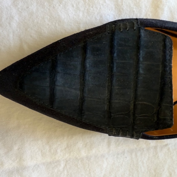 Lucchese never worn snakeskin pointed shoes/loafers size 9 - Picture 3 of 8